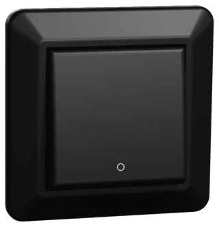 Elko RS 2-polet strømbryter utendørs, svart