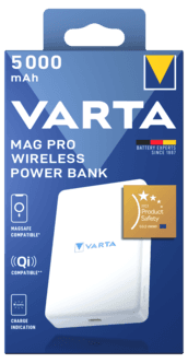 Varta MagPro Wireless trådløs powerbank 5000 mAh