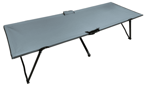 Sammenleggbar feltseng med oppbevaringsveske