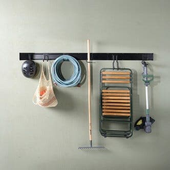 Cocraft verktøyholder med kroker, til vegg, 17 deler