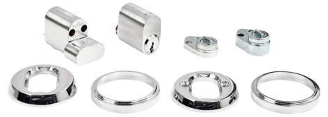 Habo 45 multisett med sylinder og tilbehør, ytterdør