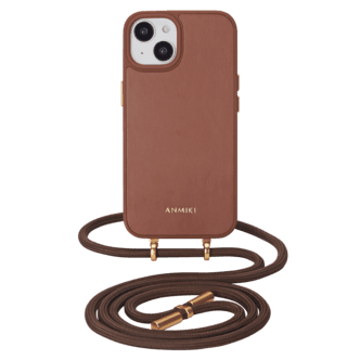 Anmiki mobildeksel med skulderreim til iPhone 13 og 14