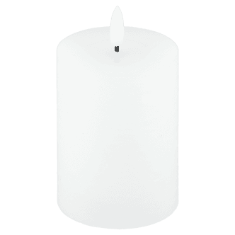 LED-kubbelys med tidsur, hvitt, Northlight, diameter 7,5 cm