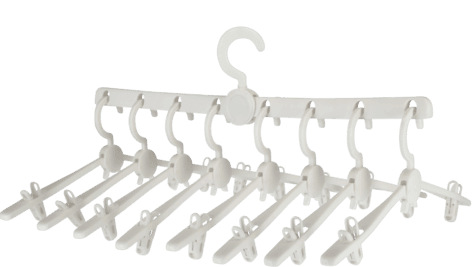 Kleshenger 8-i-1 med klemmer, sammenleggbar