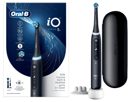 Oral-B iO 5s elektrisk tannbørste, 5 børsteinnstillinger