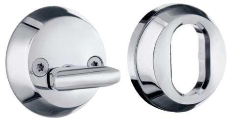 Beslagsboden B197 knappvrider og universalring, ytterdør