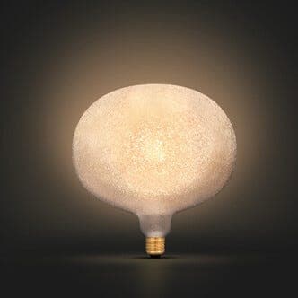 Dimbar ekstra stor dekorpære LED E27 varmhvit 220 mm