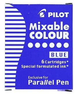 Pilot Parallel Pen, patroner, 6-pack
