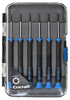 Cocraft T presisjonstrekkere, 6 deler