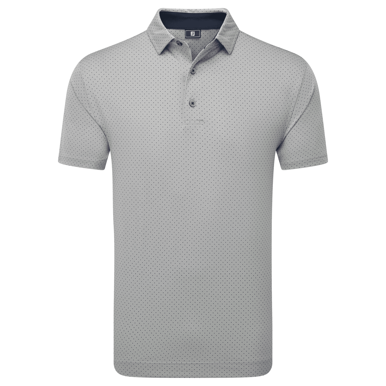 Footjoy Stretch Lisle Dot Print, piqueskjorte, herre