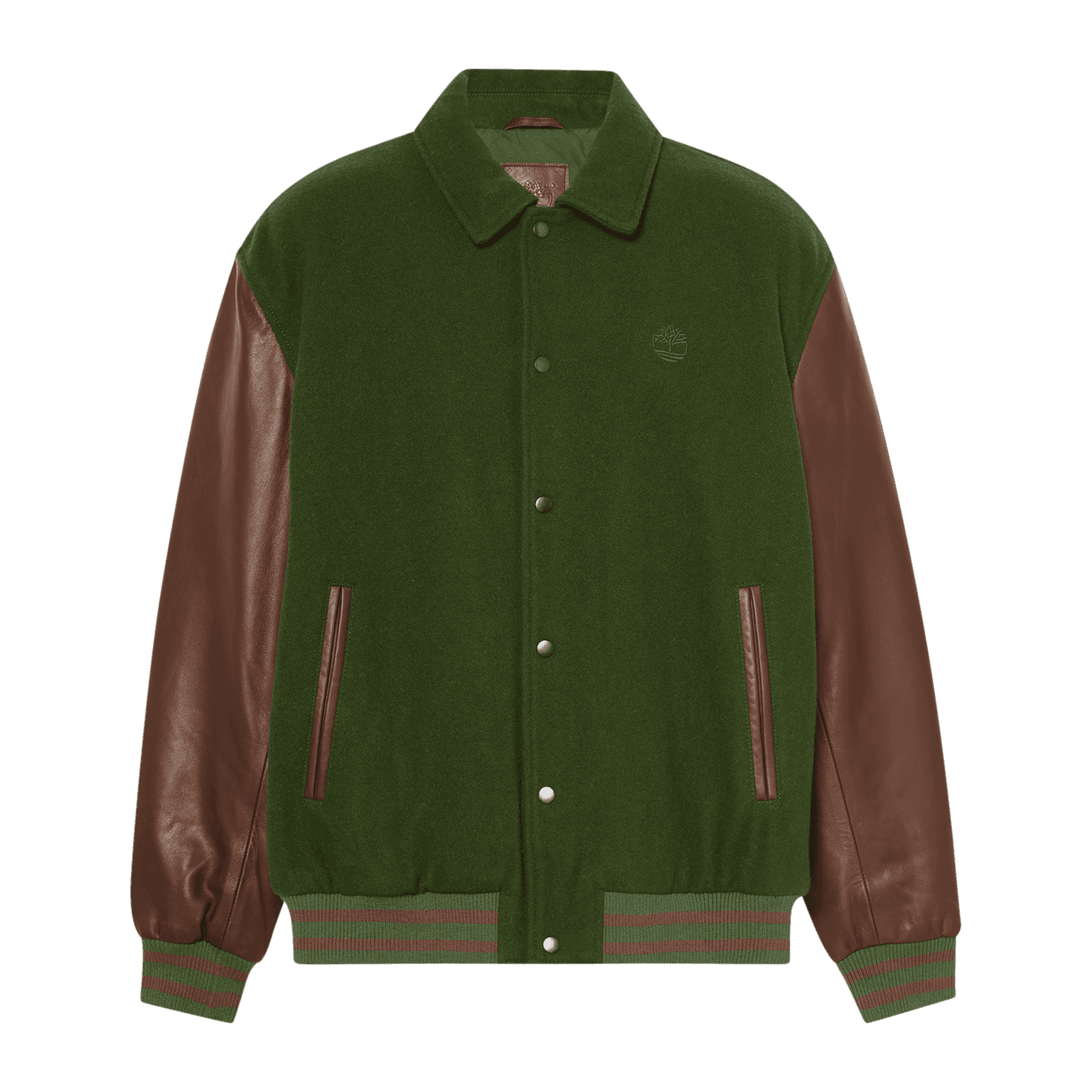 Timberland Leather Letterman Jacke, collegejakke, unisex