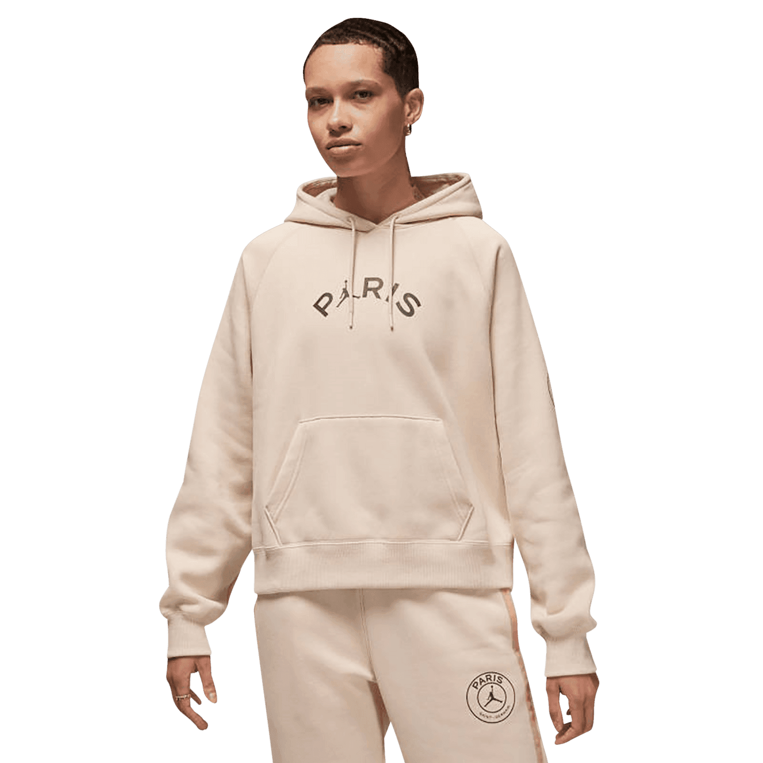 Nike Paris Saint-Germain Brooklyn Fleece Pullover Hoodie, hettegenser, dame