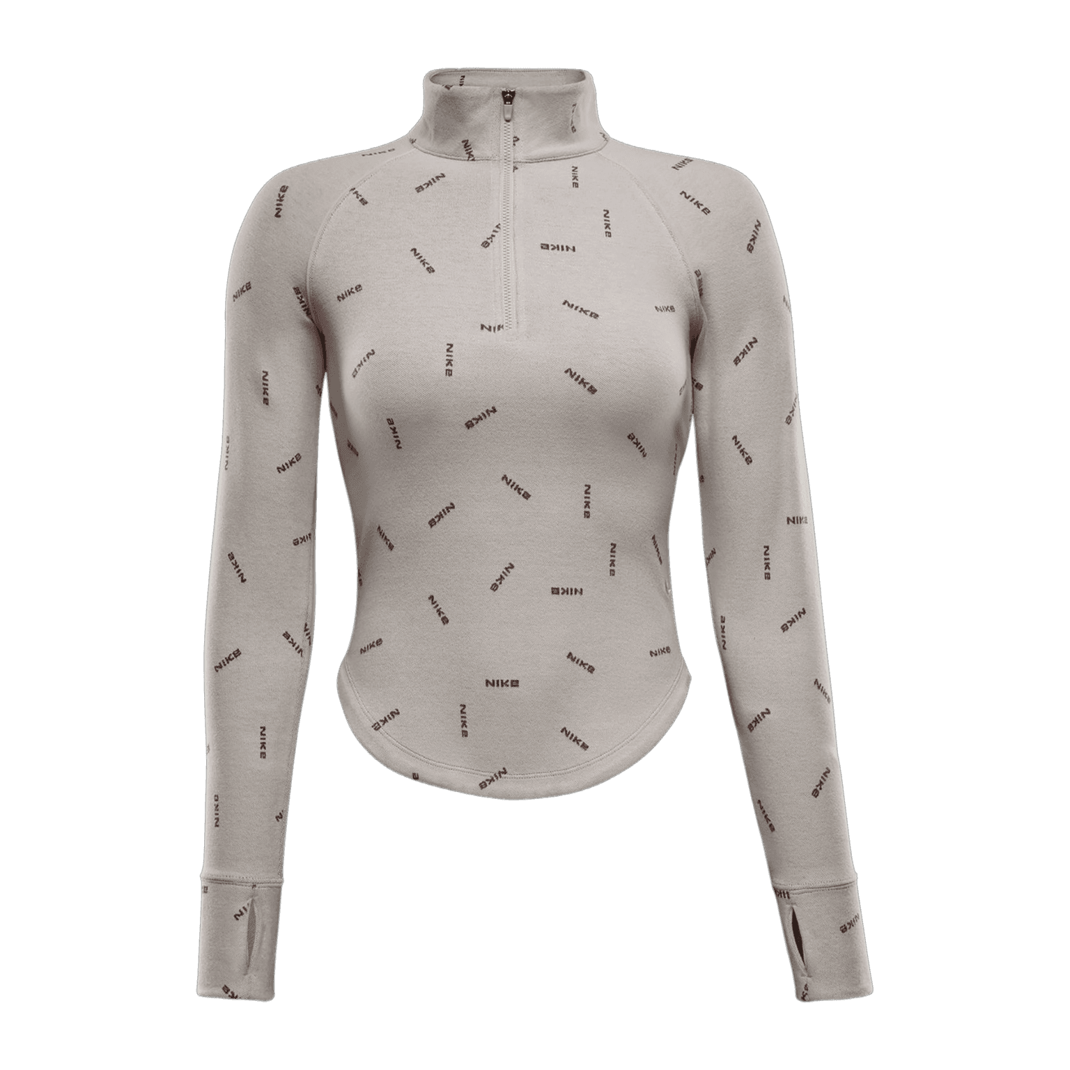 Nike Slim 1/2-Zip Long Sleeve Top, dame