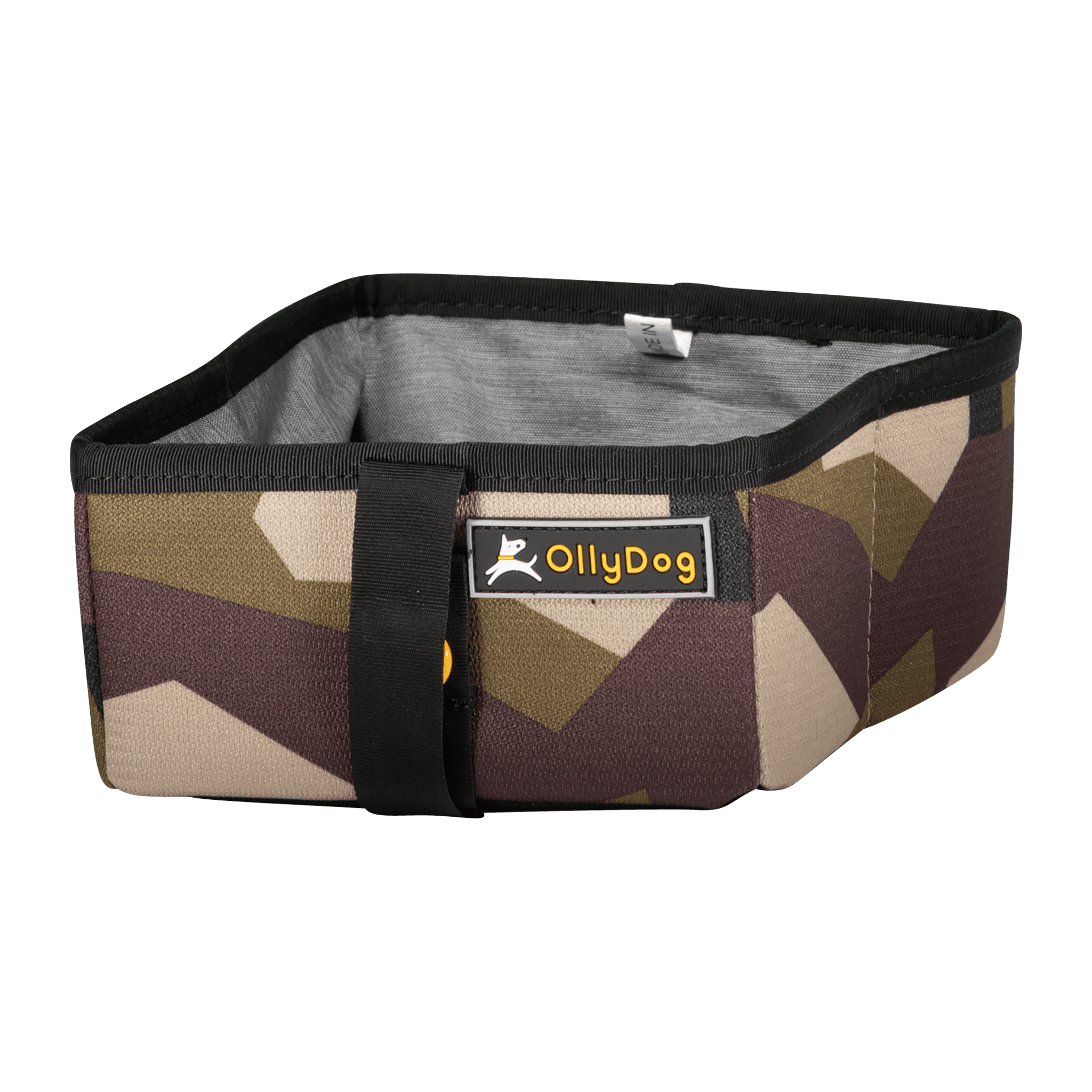 OllyDog Crumple Travel Bowl Swedish Camo, hundeskål