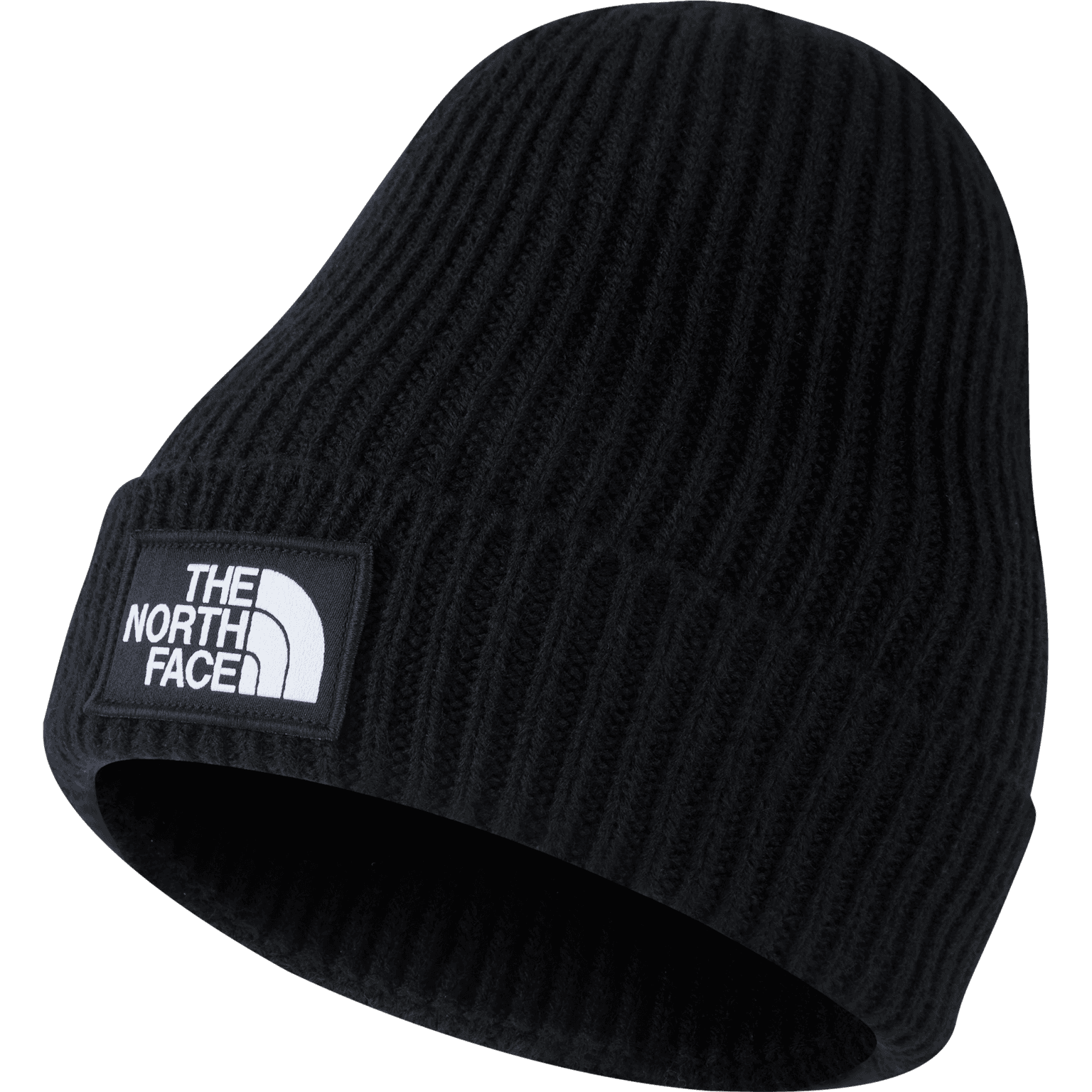 The North Face Logo Box Cuffed Beanie, lue, unisex
