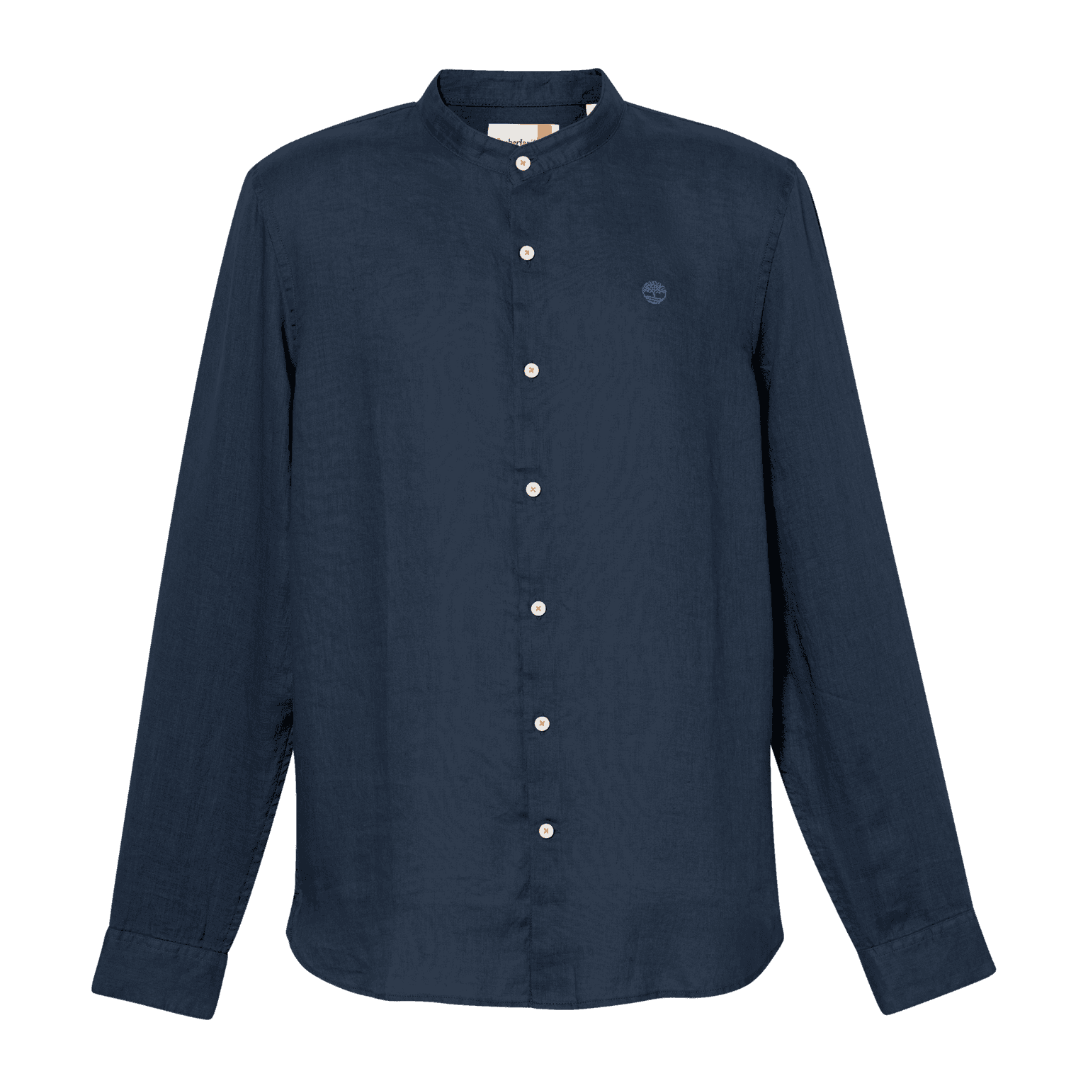 Timberland Linen Korean Collar Shi, skjorte