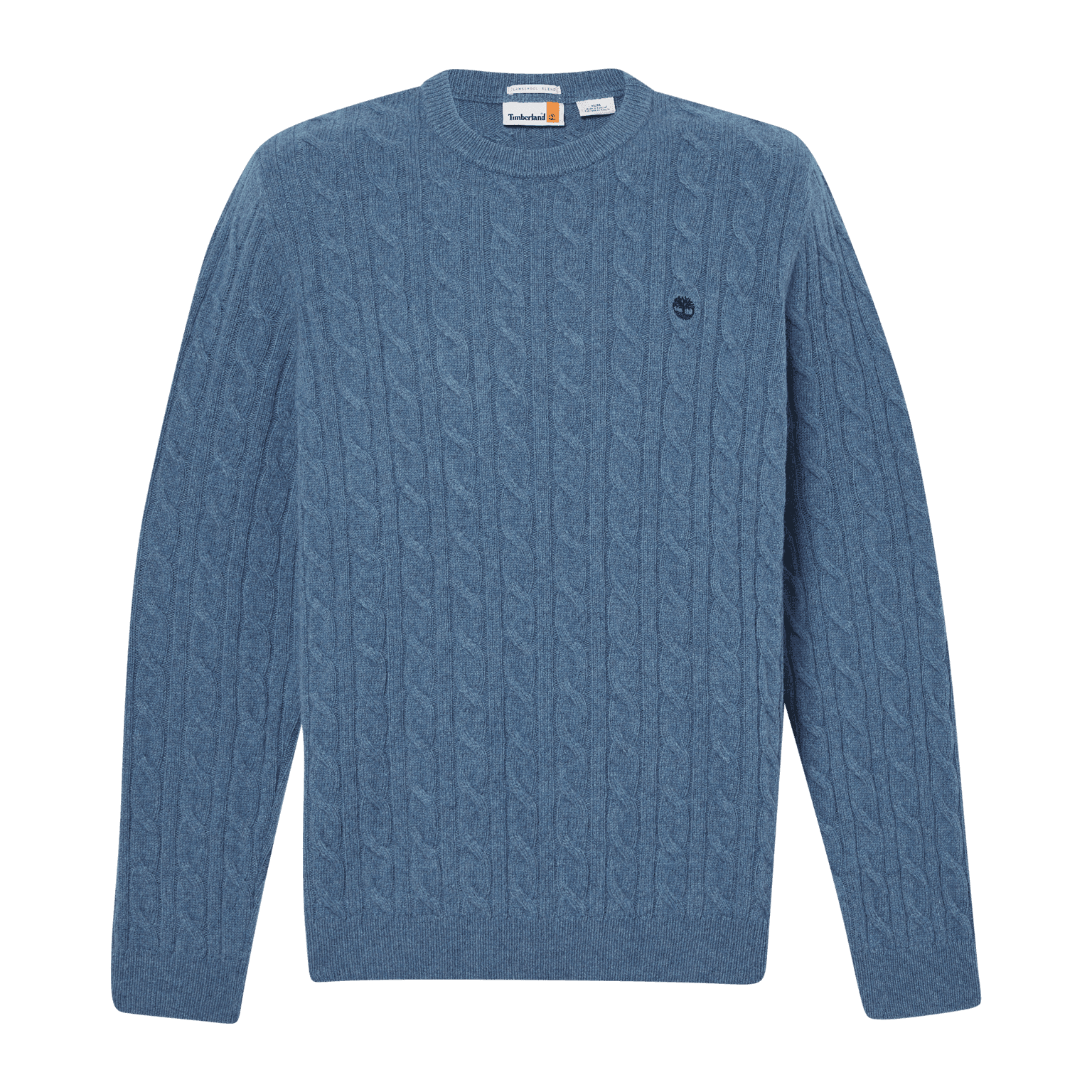 Timberland Cable Crew Neck Sweater, bomullsgenser, herre