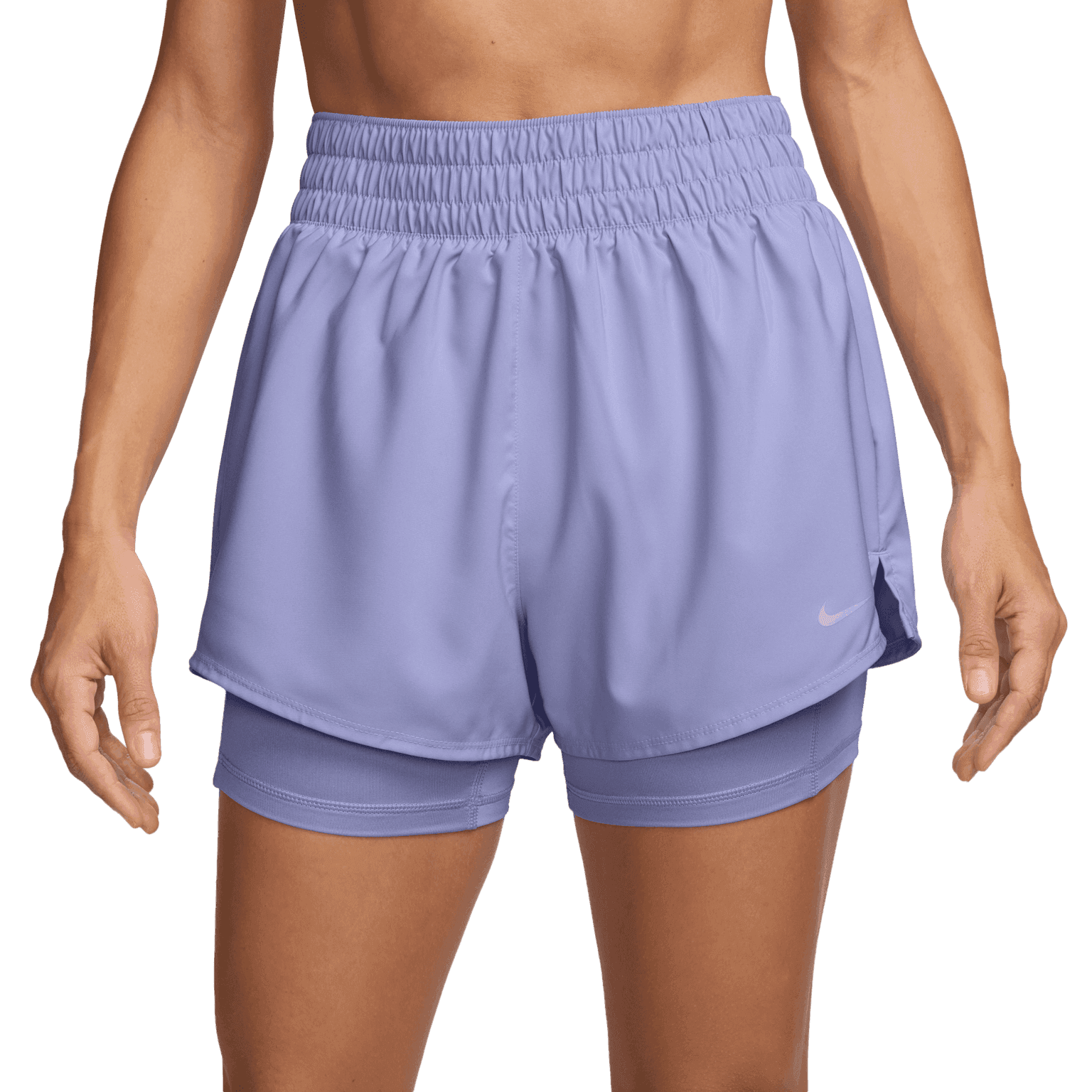 Nike One Dri-FIT High Waisted 3in 2n1 Short, treningshorts, dame