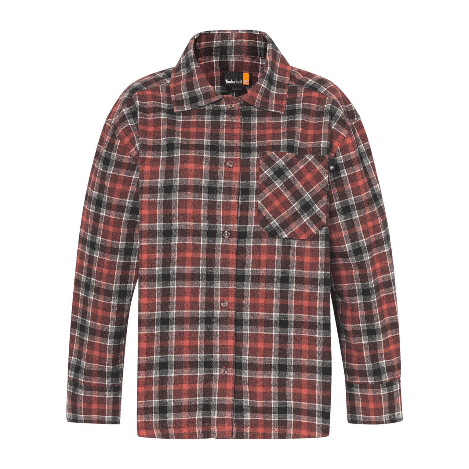 Timberland Plaid Flannel Overshirt, jakke, dame