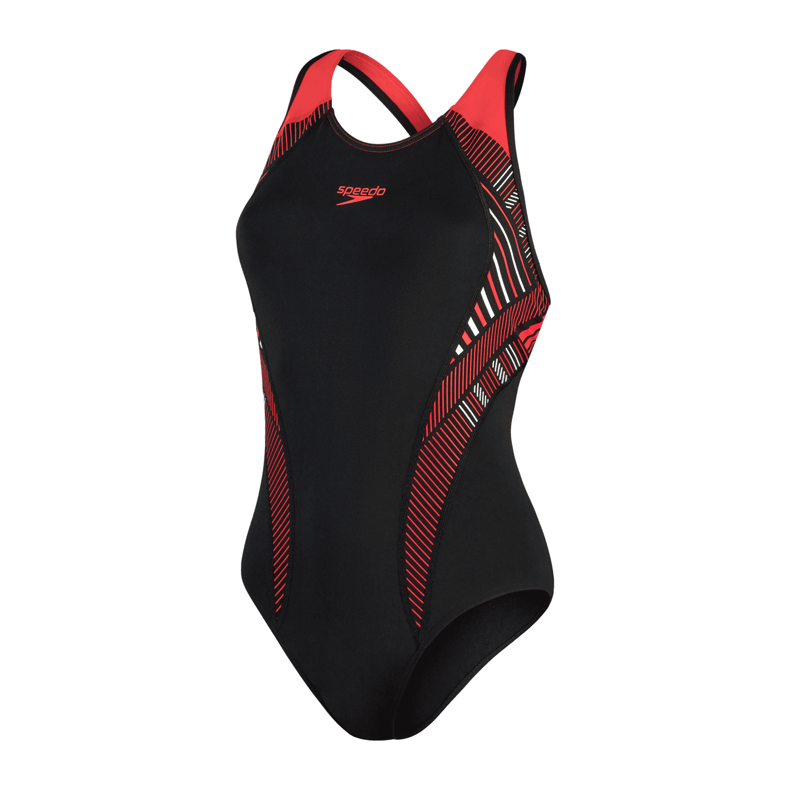 Speedo Womens Placement Laneback, badedrakt, dame