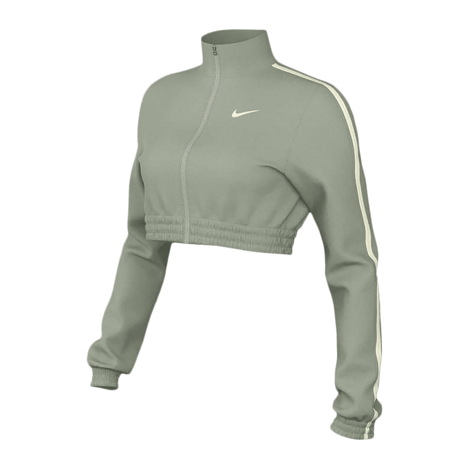 Nike Velvet Cropped Full-Zip Top, dame