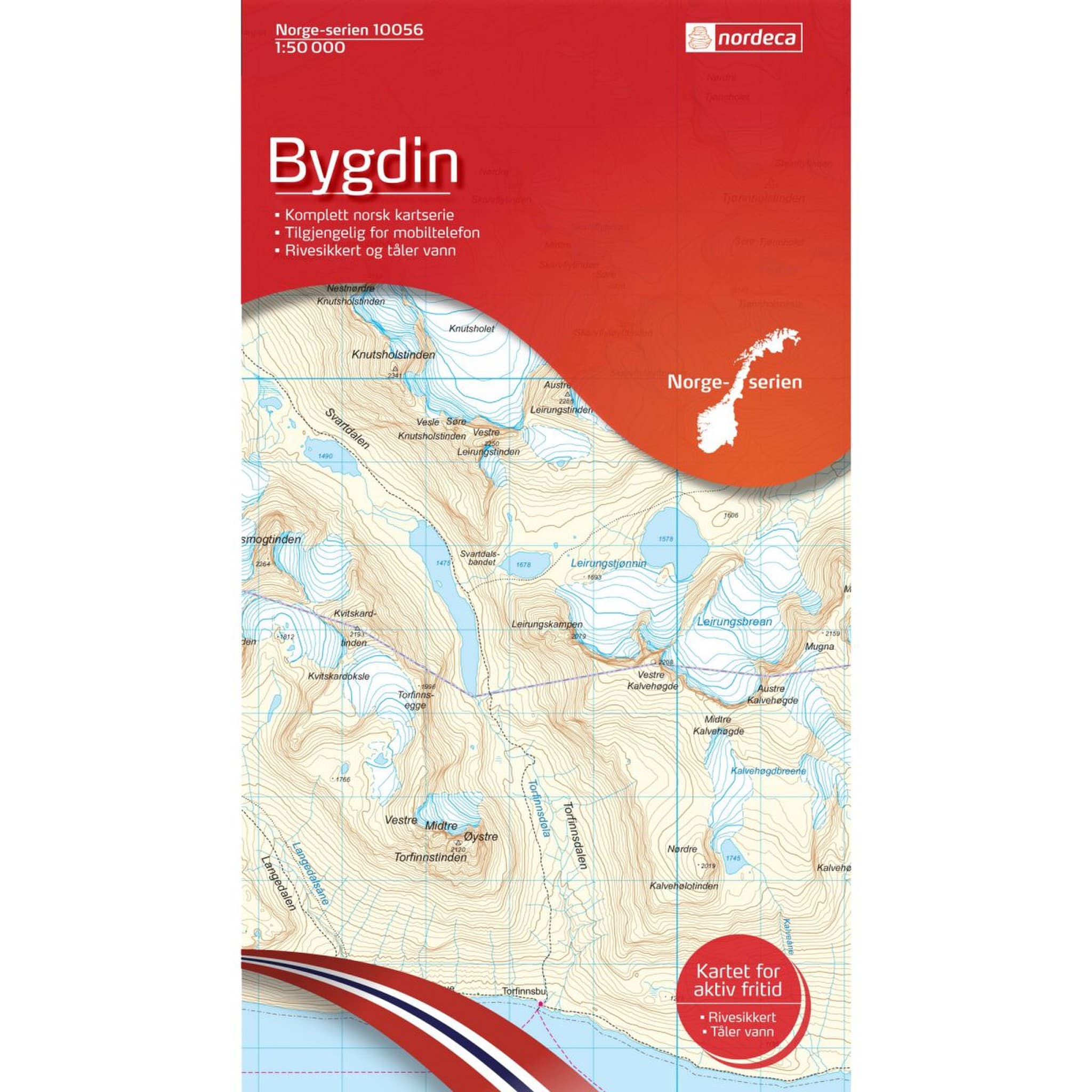 Nordic Maps Bygdin