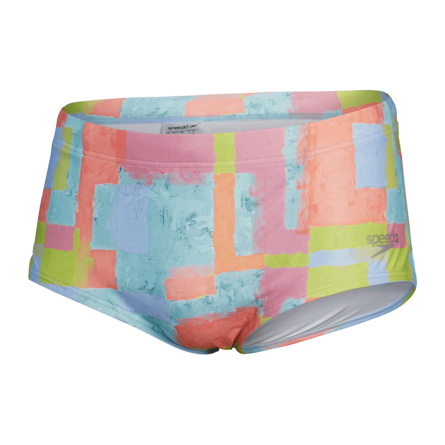 Speedo Mens 17cm Club Training Allover Digital Brief, svømmetruse, herre