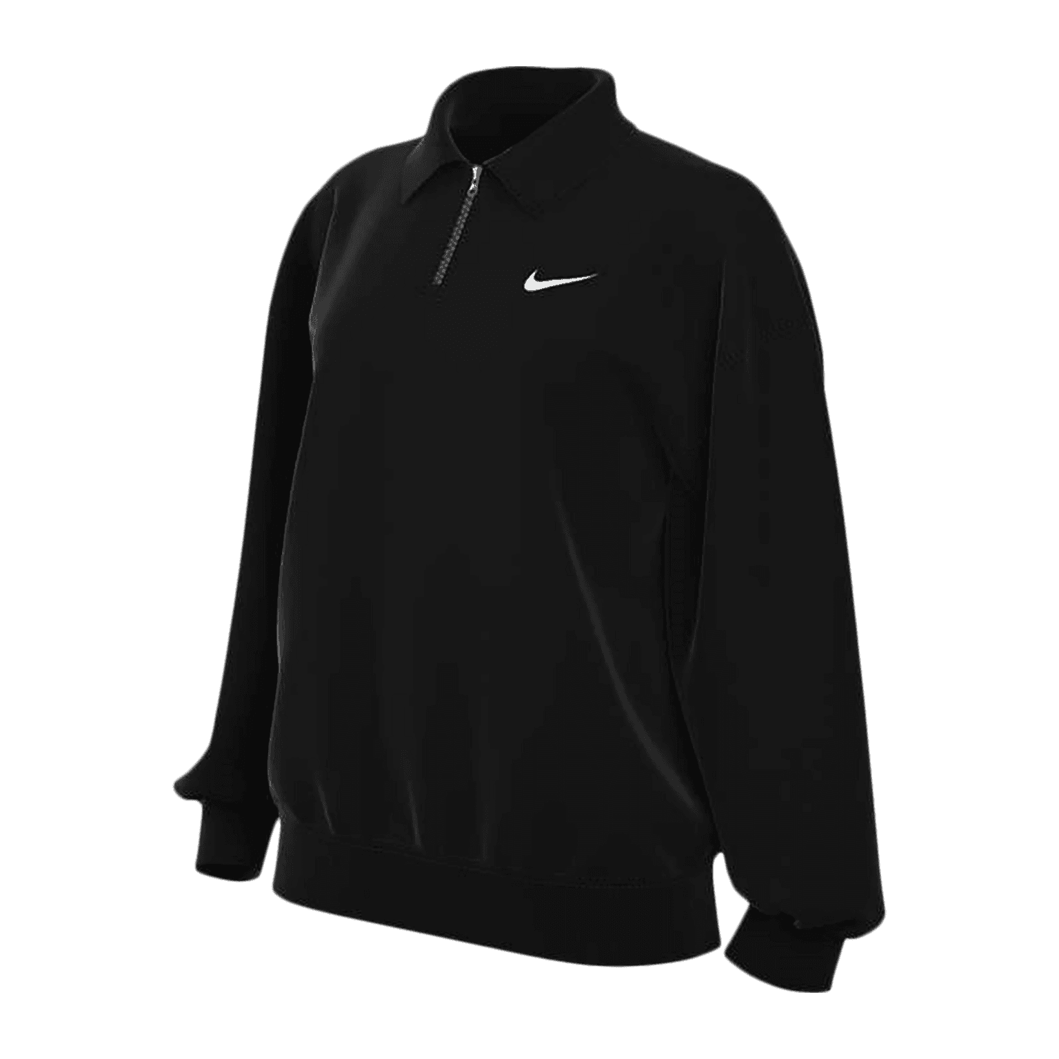 Nike Phoenix Fleece Oversized 1/4-Zip Polo, genser, dame