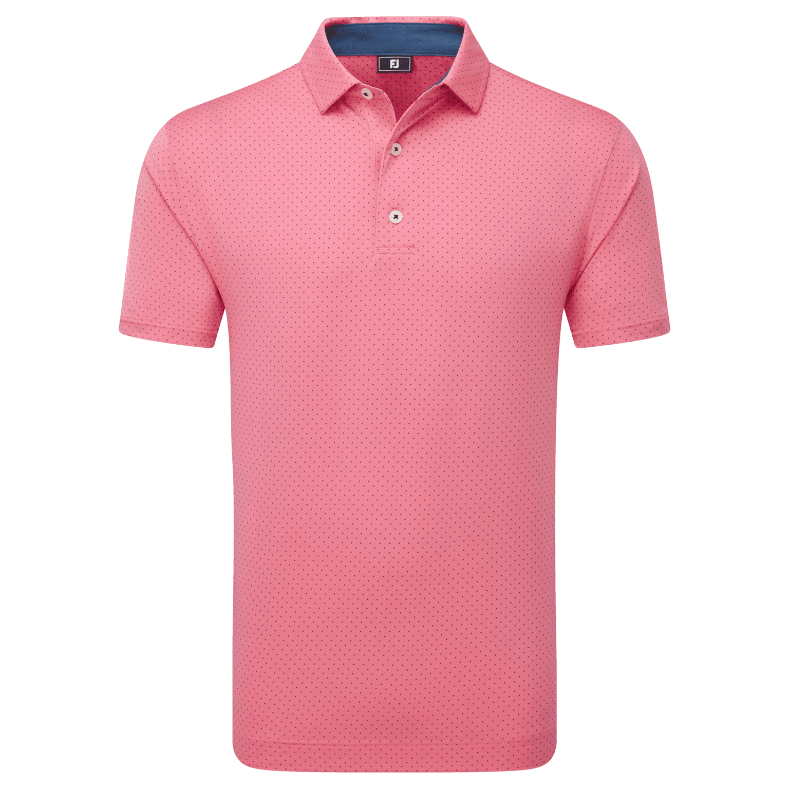 Footjoy Stretch Lisle Dot Print, piqueskjorte, herre