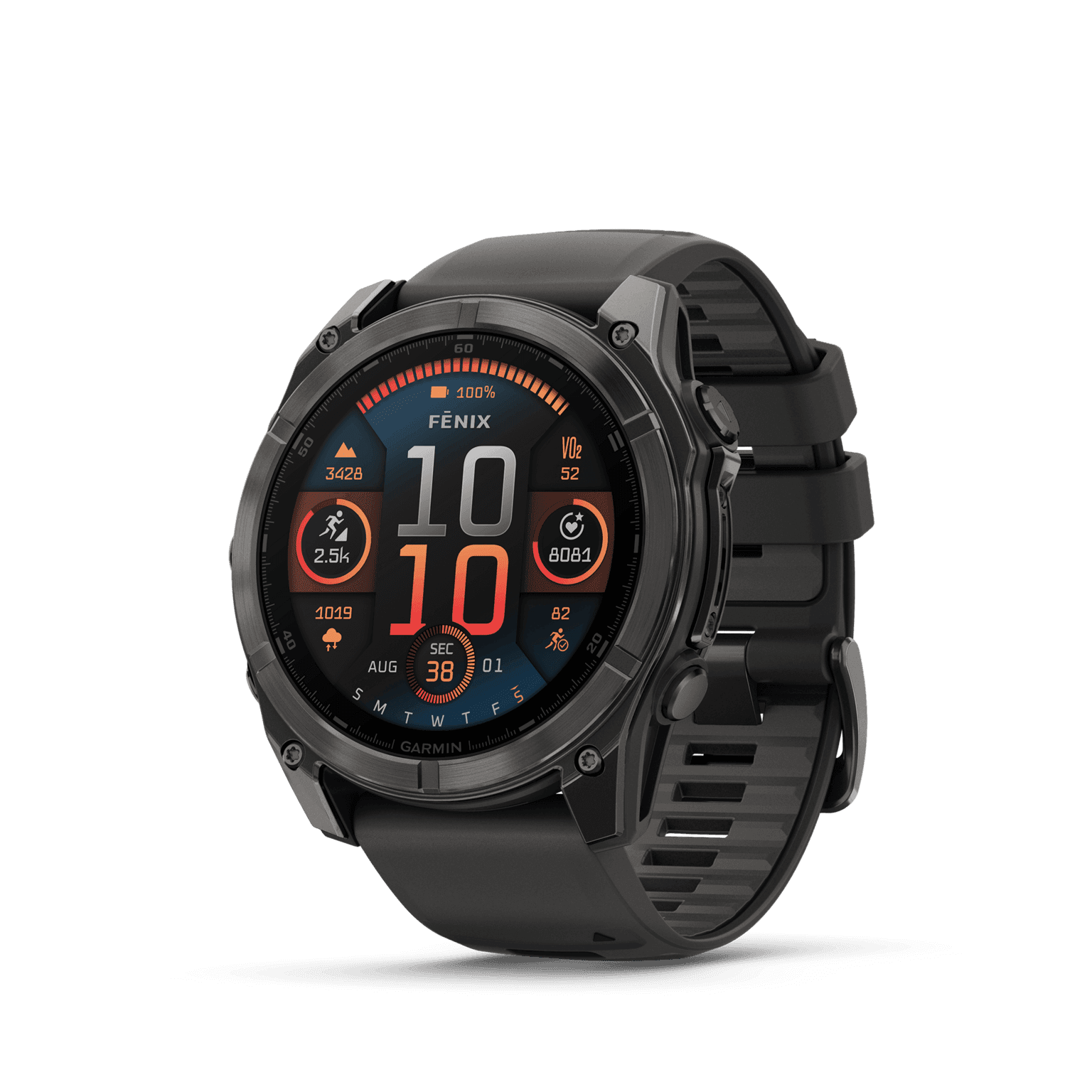 Garmin fenix 8 – 51mm, AMOLED, Sapphire, Titanium, smartklokke