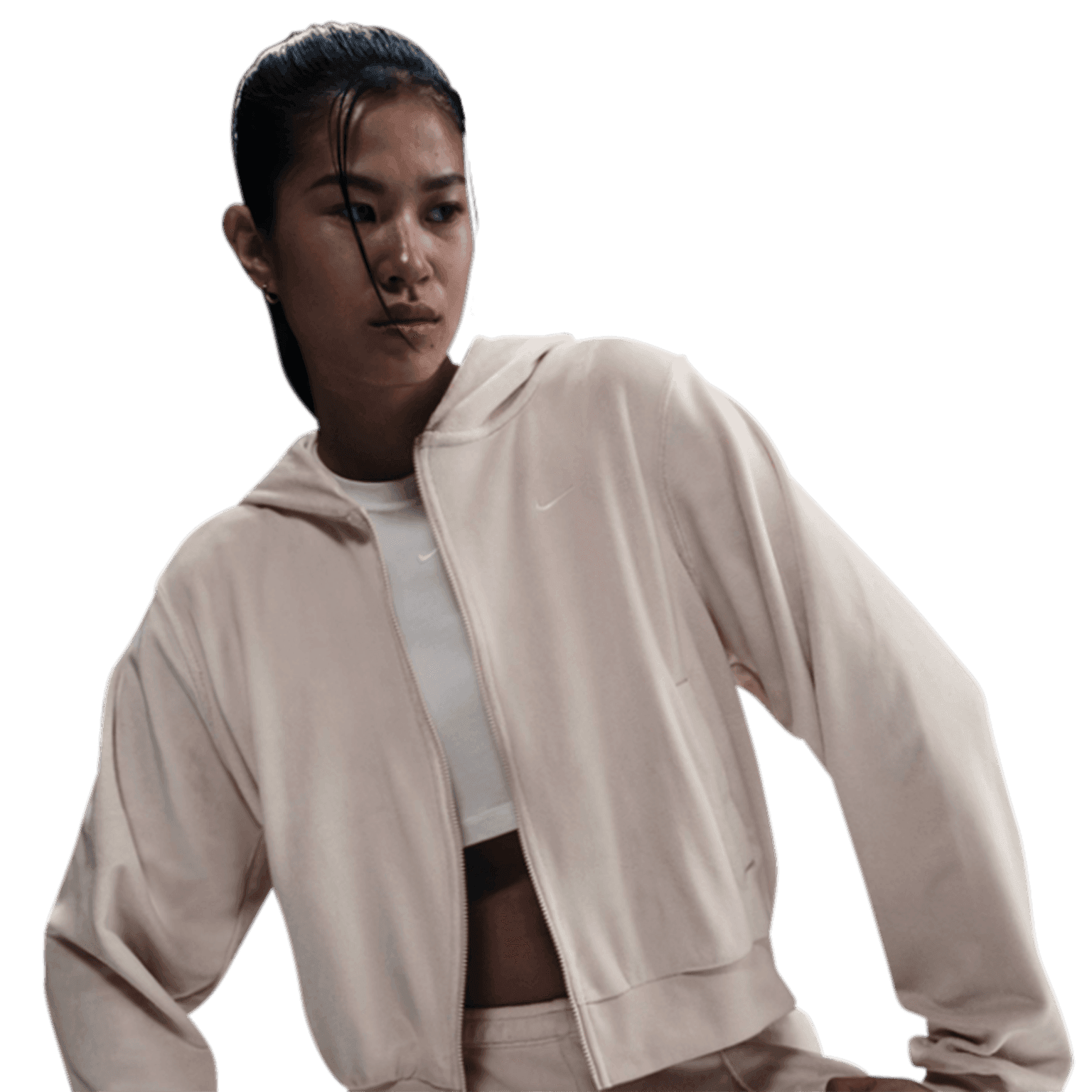 Nike Chill Knit Loose Velour Full-Zip Hoodie, hettejakke, dame