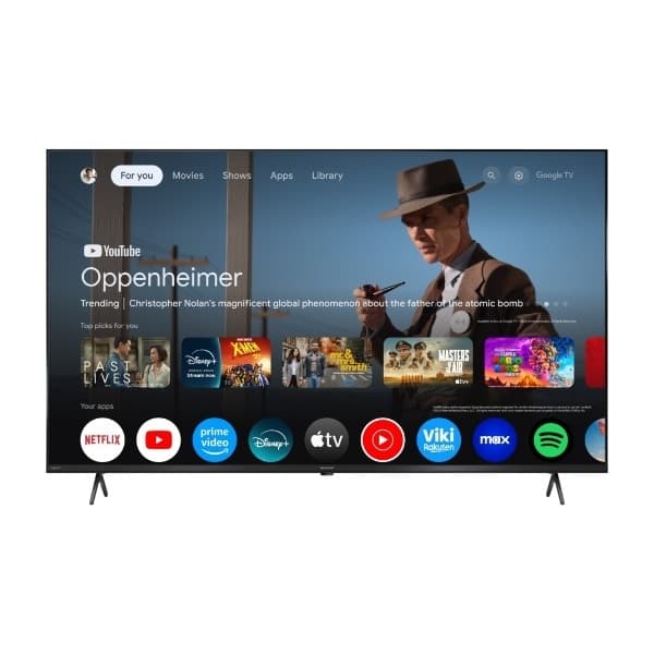 Sharp 50" 4K LED Google TV 50HL4465E (Returnert innen 60 dager - Produktet er i orden)