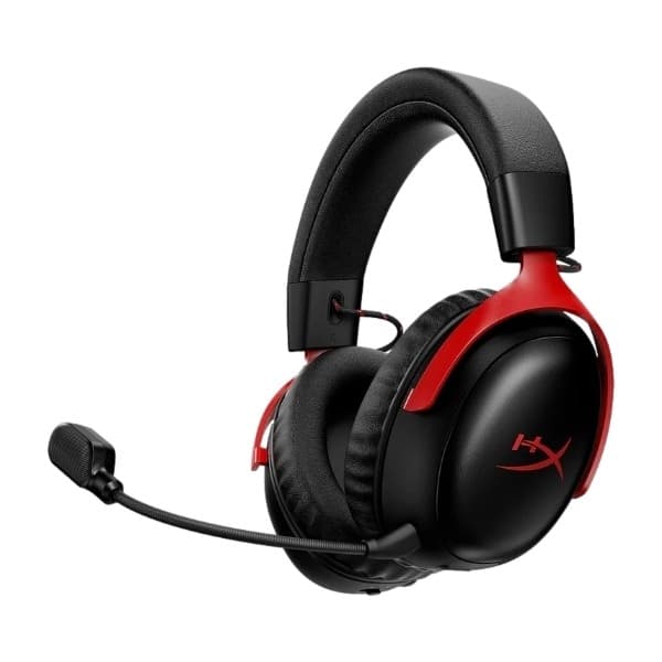 HyperX Cloud III S trådløst gaming headset, svart/rød (Siste sjanse - utgående produkt)