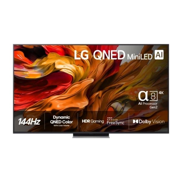 LG 65" 4K QNED evo Edge MiniLED TV 2025 65QNED87A6B (Demo, kalibrert)
