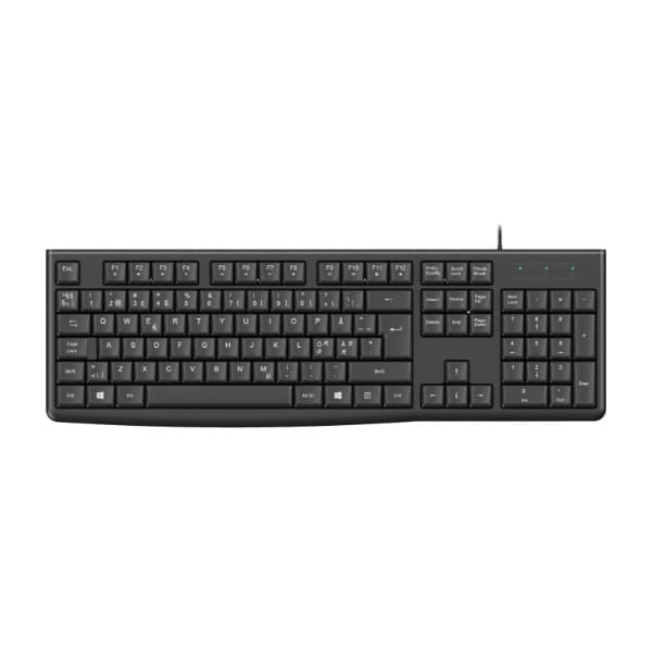 Eletra EK3000 kablet tastatur (returnert produkt u/eske)