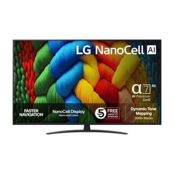 LG 65" 4K NanoCell TV 2025 65NANO81A (Customer return - product OK)