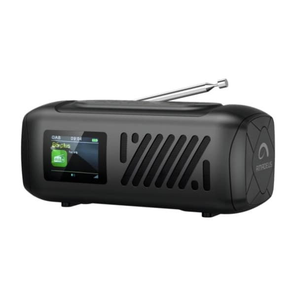 Amadeus Viola Bluetooth-høyttaler med radio, svart (Siste sjanse - utgående produkt)