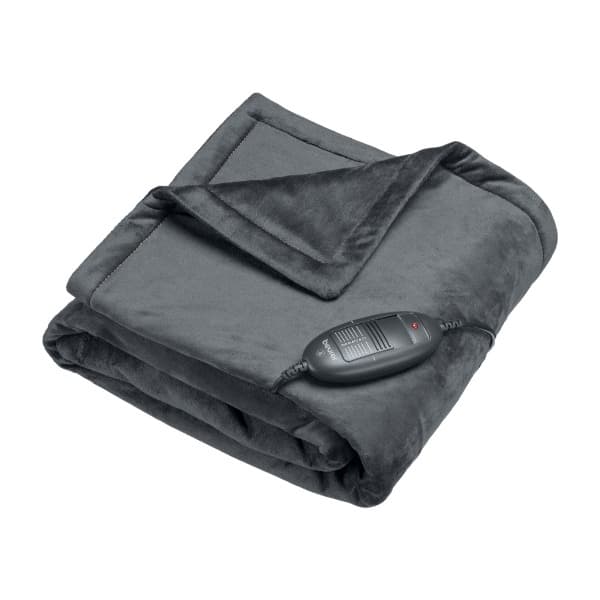 Beurer HD74 Cosy varmeteppe, grå (Siste sjanse - utgående produkt)