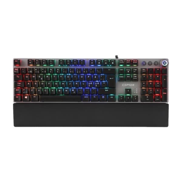Cepter Legacy gamingtastatur, blå brytere