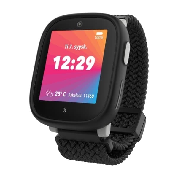 Xplora X6 Play eSIM smartklokke for barn, svart (Lagertømming)
