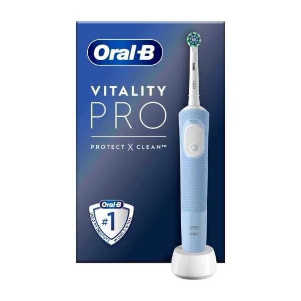 Oral-B vitality Pro elektrisktannbørste, lys blå (Demoprodukt)