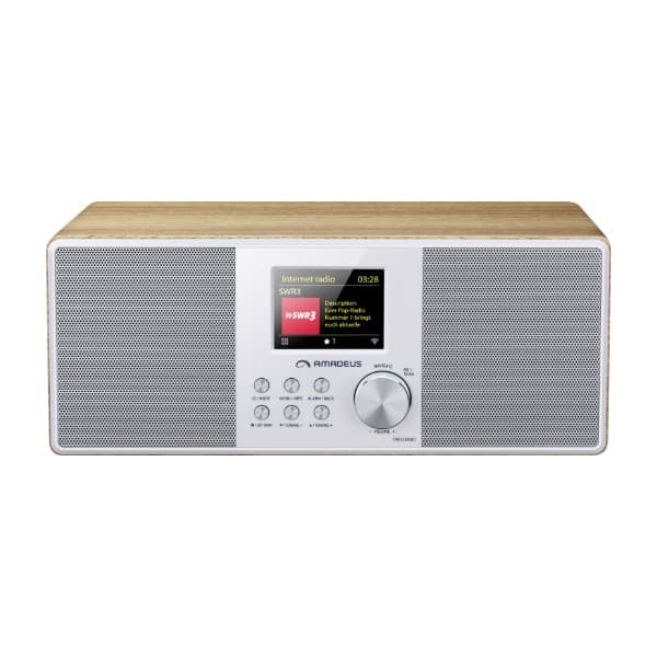 Amadeus Crescendo DAB+ WiFi radio, Lyst tre (Returnert innen 60 dager - Produktet er i orden)
