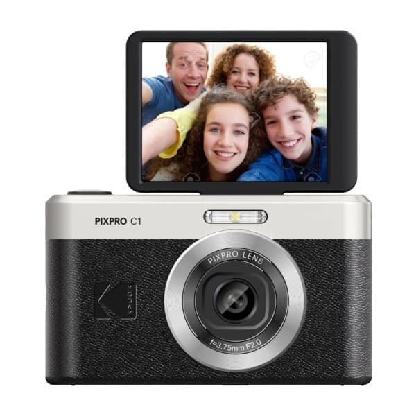 KODAK PIXPRO C1 digitalkamera, svart (Byttet innen 60 dager - produktet er brukt)