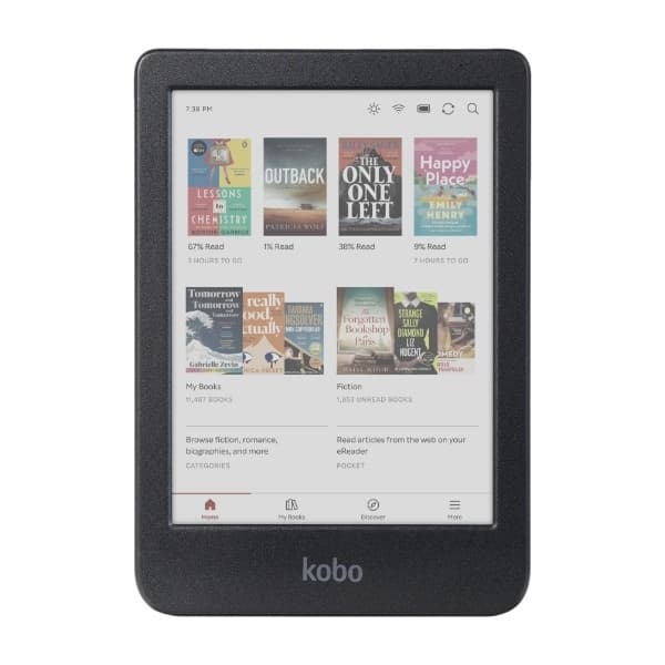 Kobo Clara Colour lesebrett, svart (Byttet innen 60 dager - produktet er brukt)
