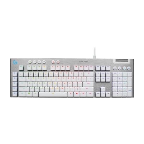 Logitech G815 gamingtastatur - GL Tactile, white (retur mangler eske)