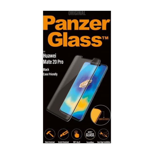 PanzerGlass Huawei Mate 20 Pro skjermbeskytter, svart