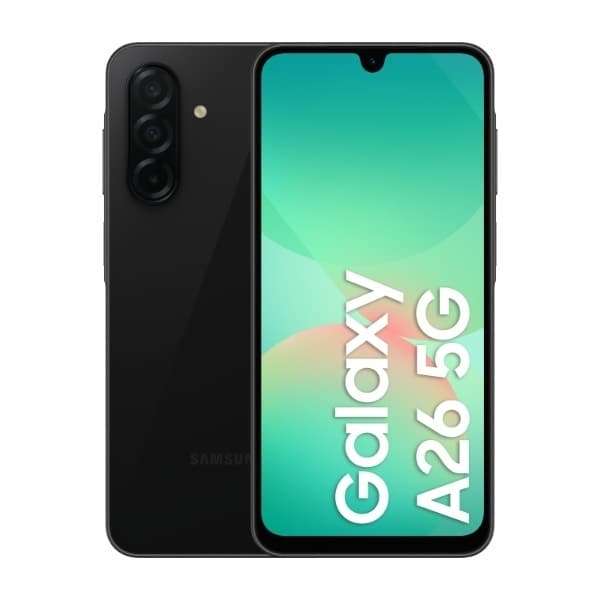 Samsung Galaxy A26 5G 128 GB, svart (Returnert innen 60 dager - Produktet er i orden)