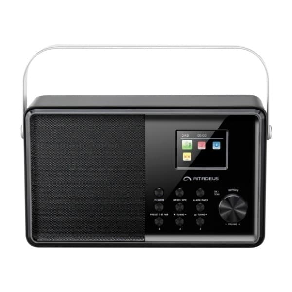 Amadeus Cornetto MK2 bærbar DAB+, svart (Returnert innen 60 dager - Produktet er i orden)