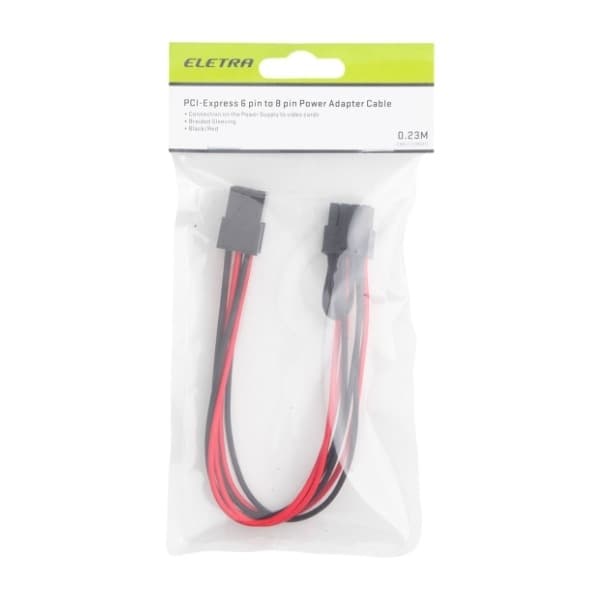 Eletra PCI Express 6-8 bk/rd