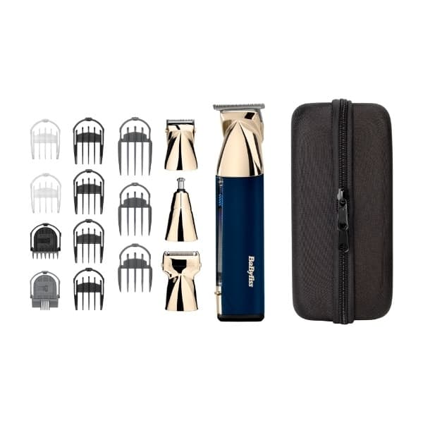 Babyliss Super X Metal Mt992E multifunksjonstrimmer, blå (Demoprodukt)